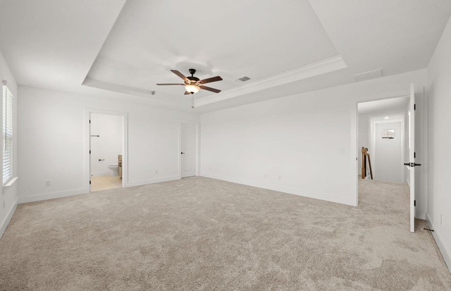 Spacious, unfurnished interior of a new home in Crosswinds, Kyle (Image 33). Spacious, unfurnished interior of a new home in Crosswinds, Kyle (Image 33).