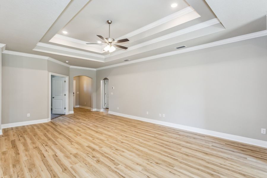 Representative unfurnished interior of a home built from the The Turquoise by Herbst Homes in Clear Water Landing, Milton (Image 22).