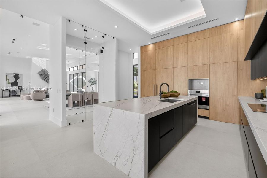 Furnished interior view inside a new home in , Miami (Image 33).