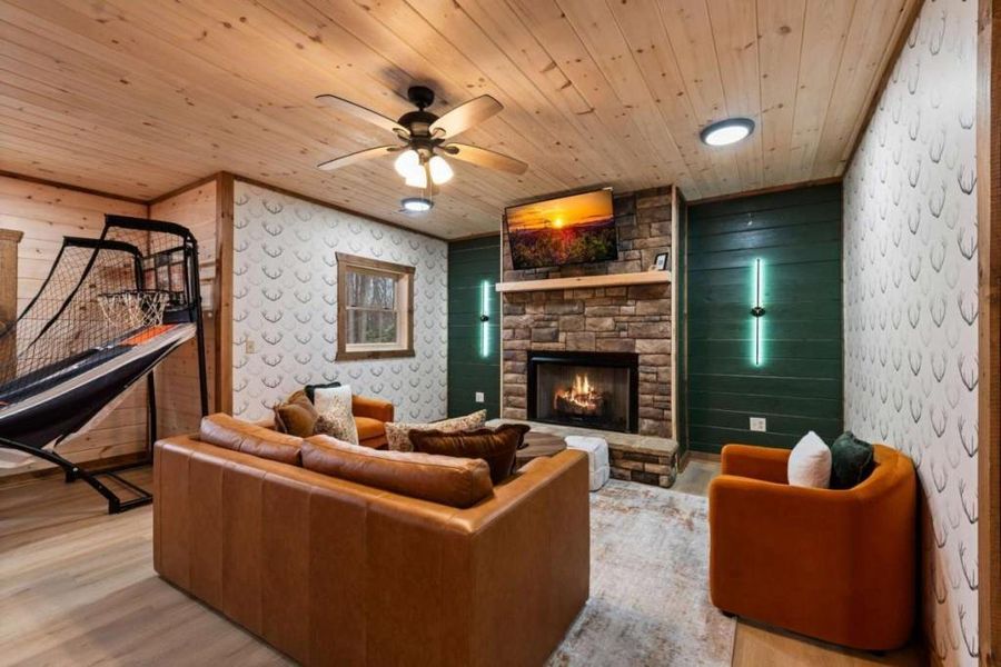 Furnished interior view inside a new home in , Blue Ridge (Image 5).