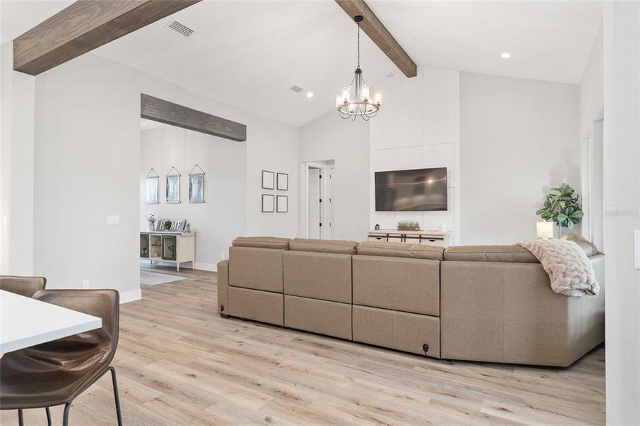 Furnished interior view inside a new home in , Oxford (Image 48).