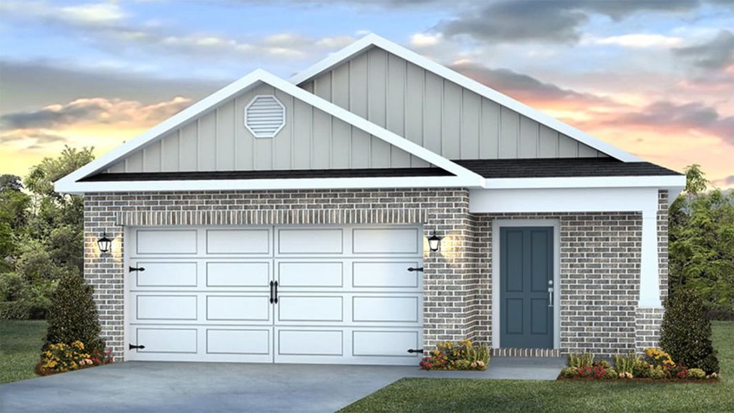 Representative exterior photo of a completed home built from the Burke by D.R. Horton in The Abbey at Trolley Run Station, Aiken, SC (Image 2). Representative exterior photo of a completed home built from the Burke by D.R. Horton in The Abbey at Trolley Run Station, Aiken, SC (Image 2).