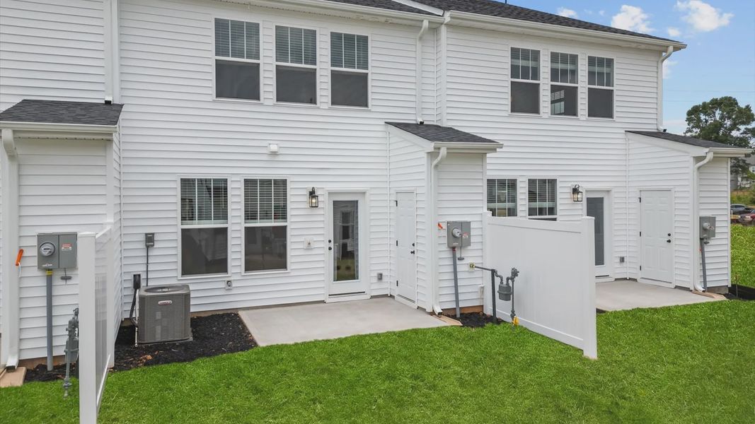 Luxe 2 story townhomes with garage,  elevated ceilings, walk-in closets, & 9-foot kitchen island near Downtown Greenville, SC