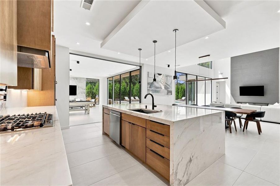 Furnished interior view inside a new home in , Marietta (Image 9).