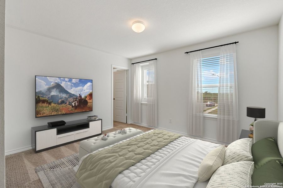 Furnished interior view inside a new home in Champions Landing, San Antonio (Image 12). Furnished interior view inside a new home in Champions Landing, San Antonio (Image 12).