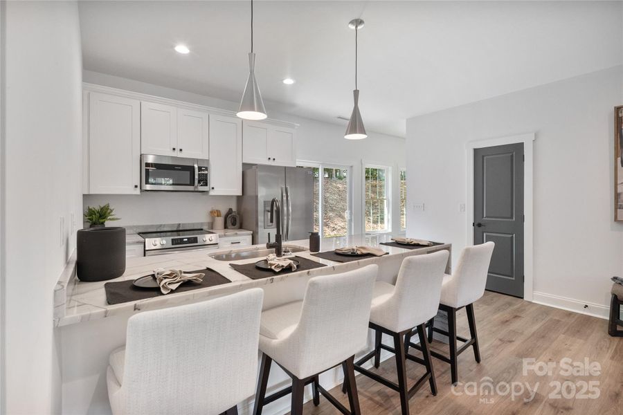 Furnished interior view inside a new home in , Granite Falls (Image 7).