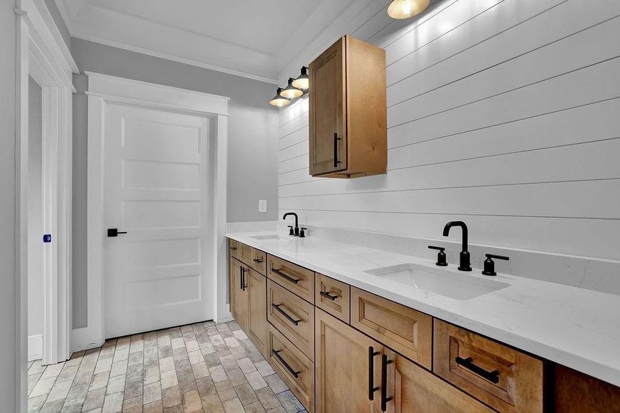 Furnished interior view inside a new home in , Holly Springs (Image 16).