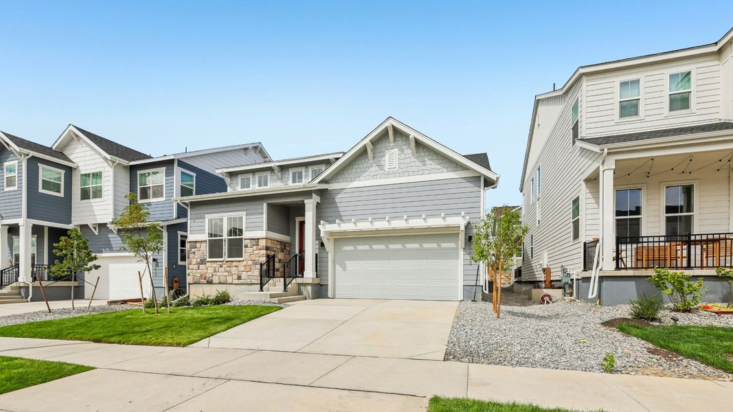 A beautifully designed exterior welcomes you home A beautifully designed exterior welcomes you home