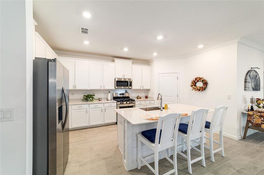 Furnished interior view inside a new home in Country Lane Estates, Williston (Image 42).