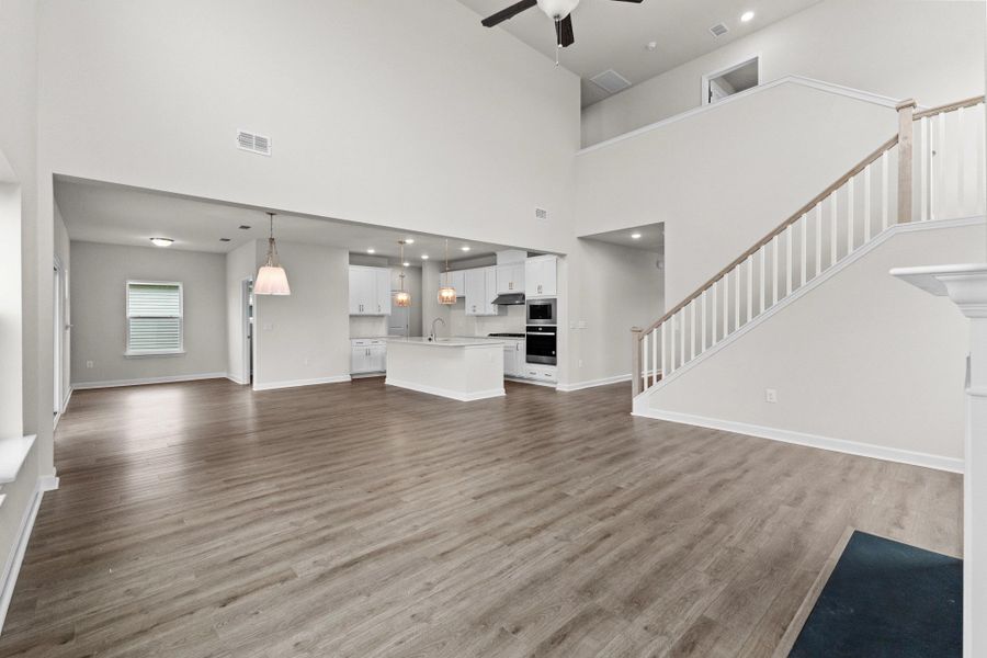 Similar Monroe floorplan for inspiration - features and finishes vary