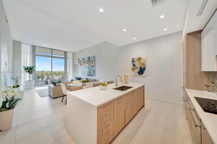 Furnished interior view inside a new home in , Fort Lauderdale (Image 35).