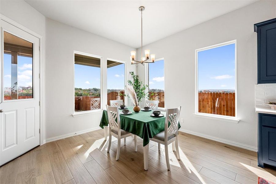 Furnished interior view inside a new home in Waterford Park, Weatherford (Image 18).