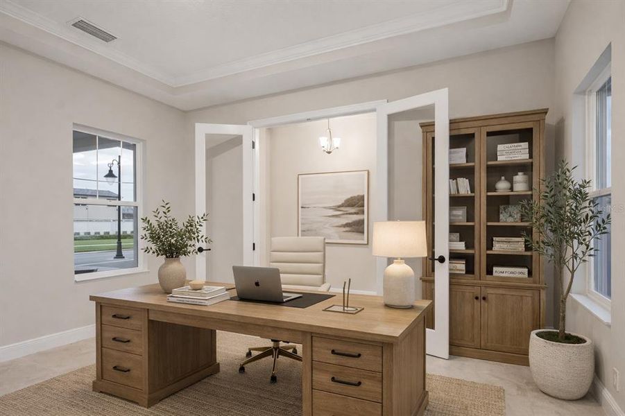 Furnished interior view inside a new home in , Zephyrhills (Image 44).