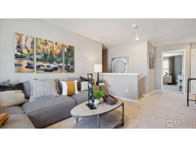 Furnished interior view inside a new home in Vista Meadows, Fort Lupton (Image 9).