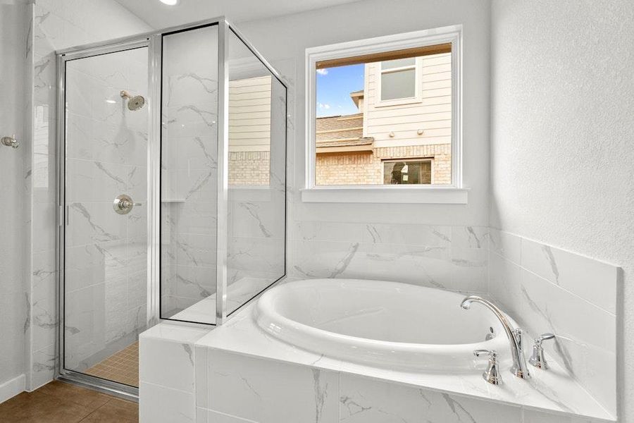 Furnished interior view inside a new home in Santa Rita Ranch, Liberty Hill (Image 8). Furnished interior view inside a new home in Santa Rita Ranch, Liberty Hill (Image 8).