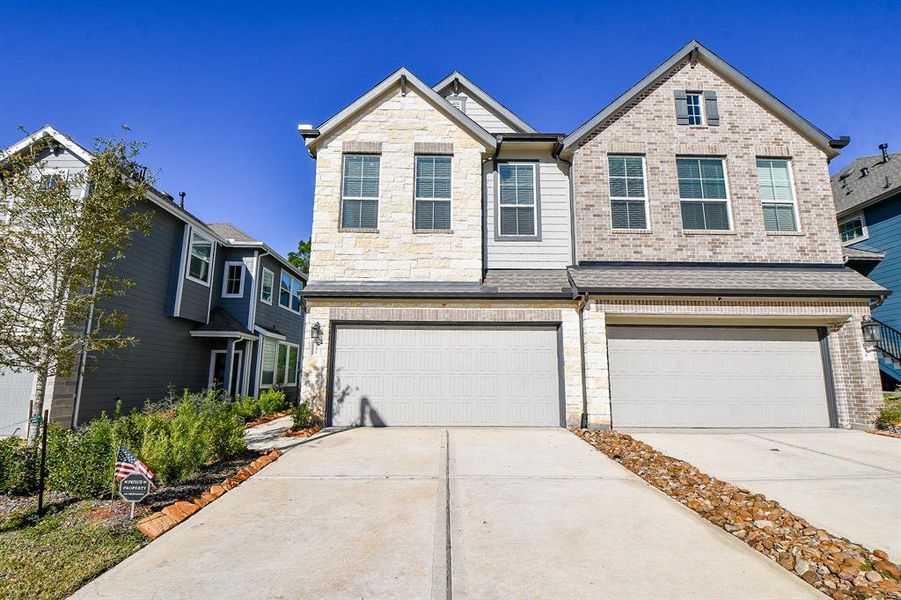 Come tour this beautiful townhome! Featuring modern finishes, sleek design elements, and a spacious fenced yard with two covered patios, this home is ready to make your own!