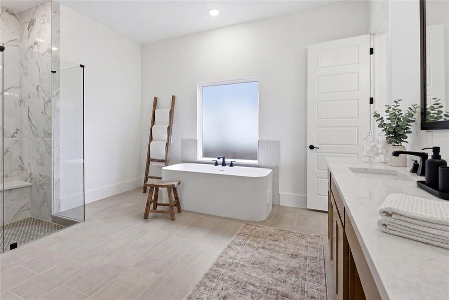 Furnished interior view inside a new home in The Grove, North Richland Hills (Image 5).