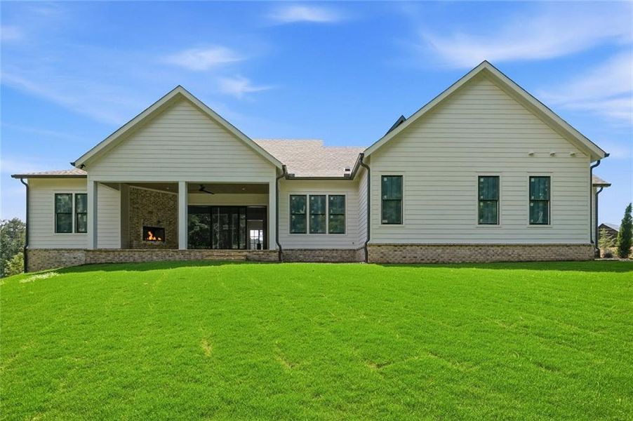 Exterior details and patio area of a home in , Canton (Image 3).