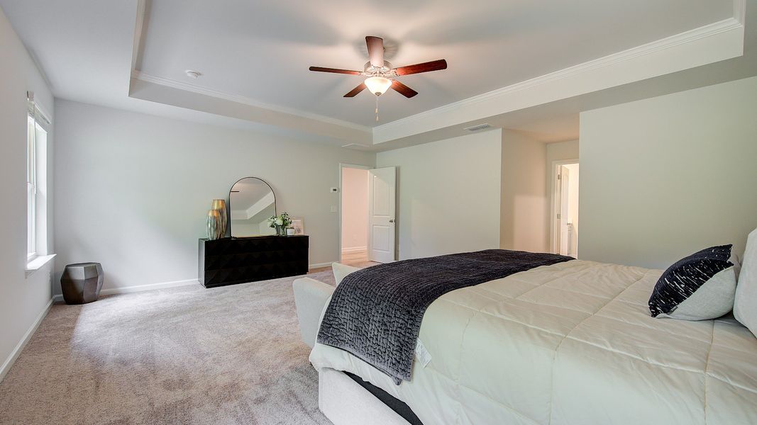 Furnished interior view inside a new home in Hamilton Lakes, Lawrenceville (Image 25). Furnished interior view inside a new home in Hamilton Lakes, Lawrenceville (Image 25).