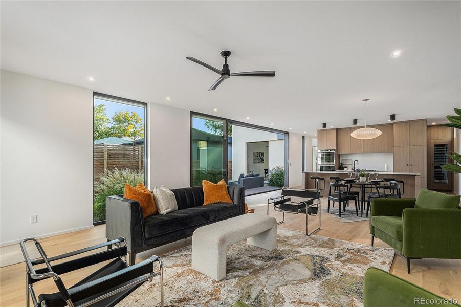 Furnished interior view inside a new home in , Denver (Image 10).
