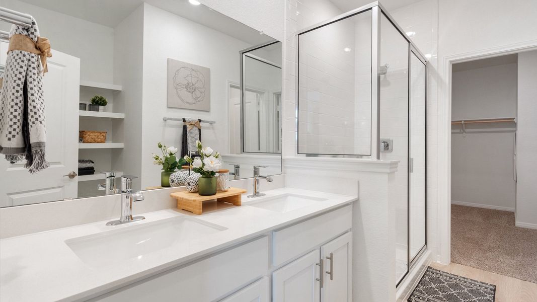 Furnished interior view inside a new home in Avery Centre, Round Rock (Image 32).