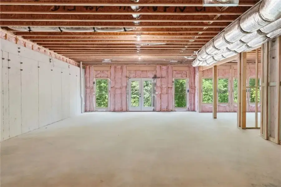 In-progress construction of a new home in , Canton, GA (Image 59).