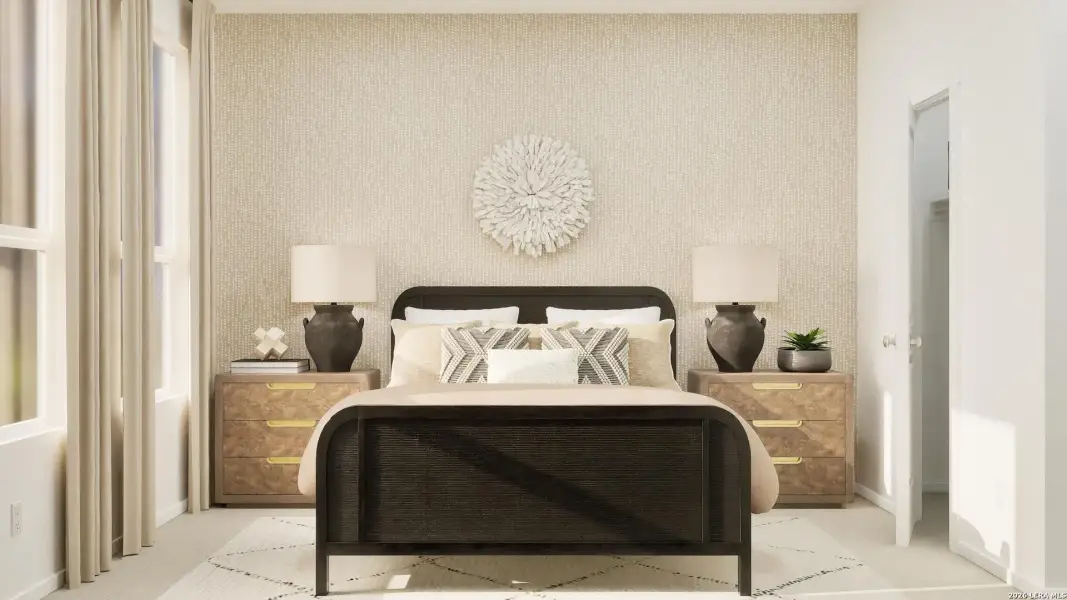 Furnished interior view inside a new home in Grace Valley, Cibolo (Image 6).