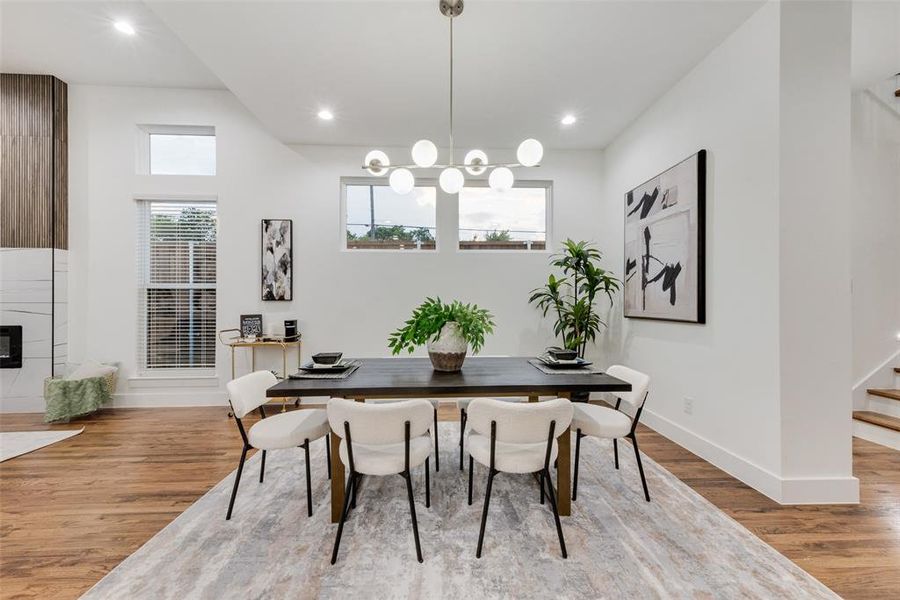 Furnished interior view inside a new home in , Dallas (Image 14).