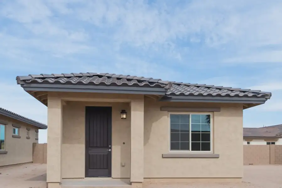 Exterior details and patio area of a home in Bellero Estates, Queen Creek (Image 2).