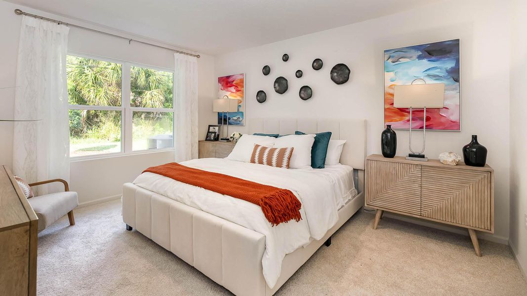 Furnished interior view inside a new home in , Okeechobee (Image 5).