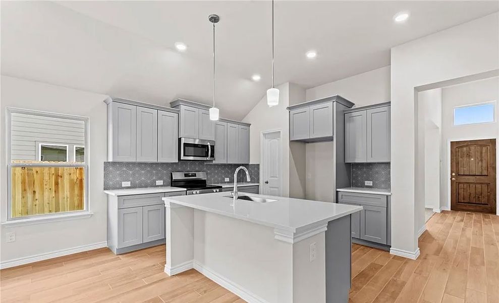 Furnished interior view inside a new home in Morningstar, Georgetown (Image 4).