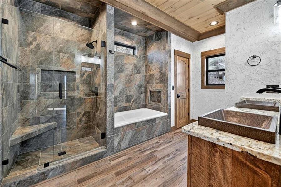 Furnished interior view inside a new home in , Ellijay (Image 5).