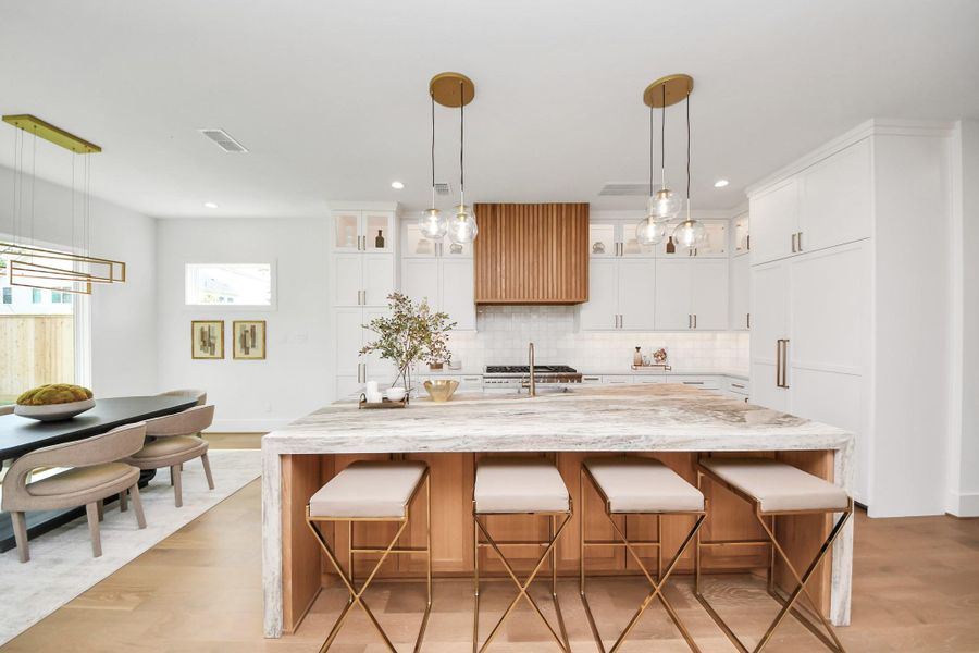 Furnished interior view inside a new home in , Houston (Image 8).