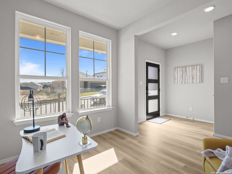 Furnished interior view inside a new home in Comanche Ridge, San Antonio (Image 8).