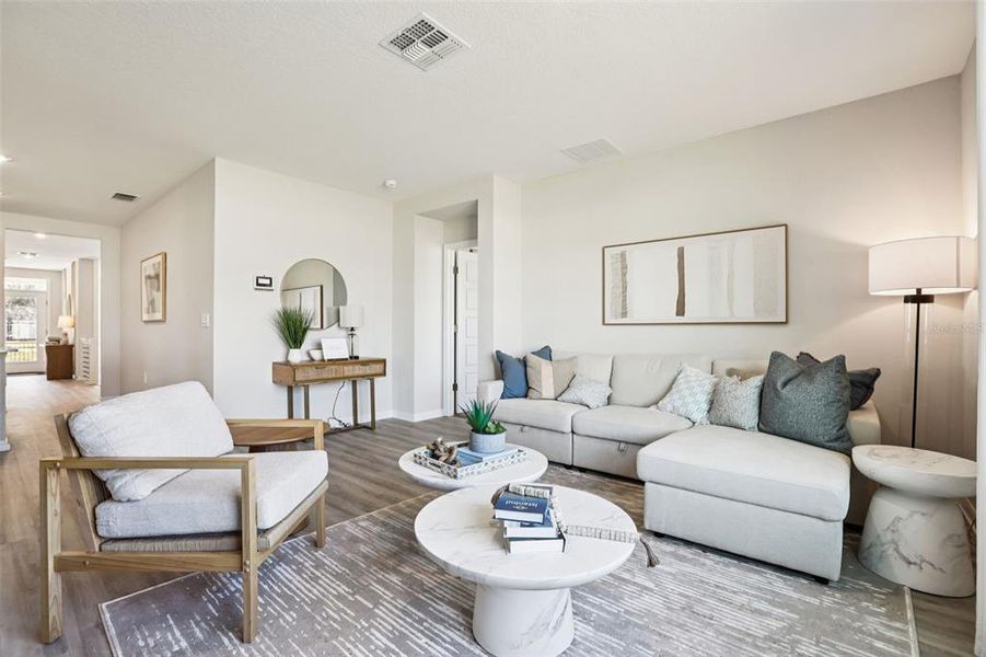 Furnished interior view inside a new home in , Lakeland (Image 15). Furnished interior view inside a new home in , Lakeland (Image 15).