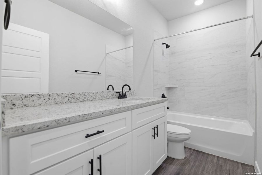 Furnished interior view inside a new home in , San Antonio (Image 11).