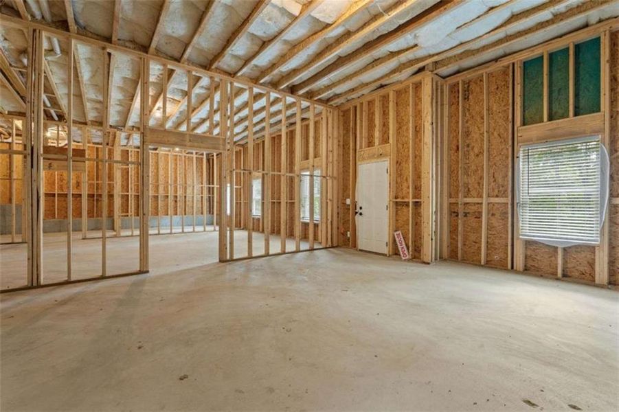 In-progress construction of a new home in Silvercrest Lakes, Acworth, GA (Image 52).