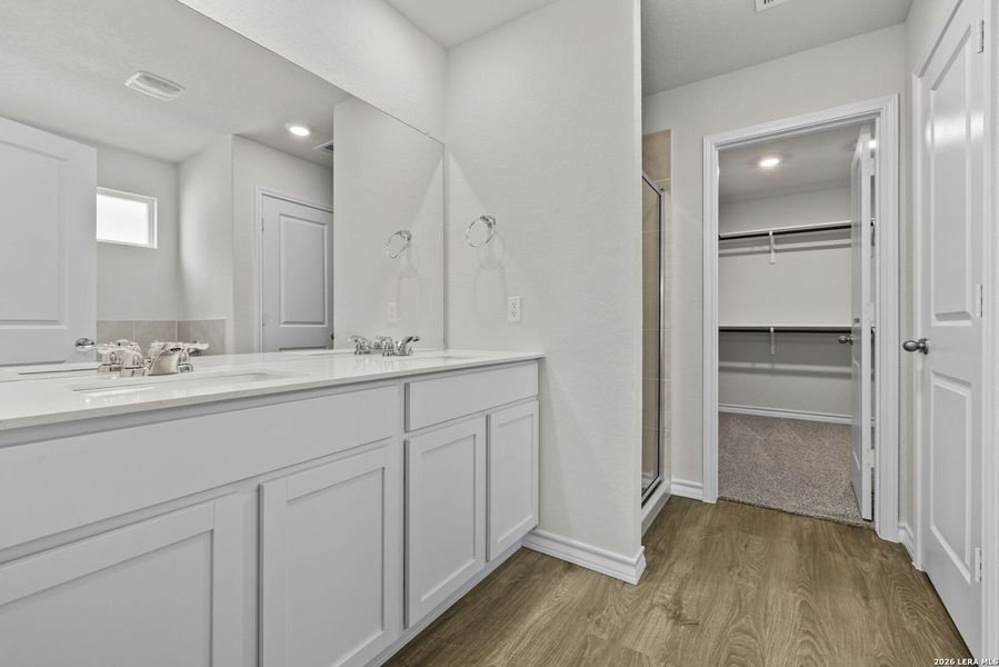 Furnished interior view inside a new home in Redbird Ranch, San Antonio (Image 5).
