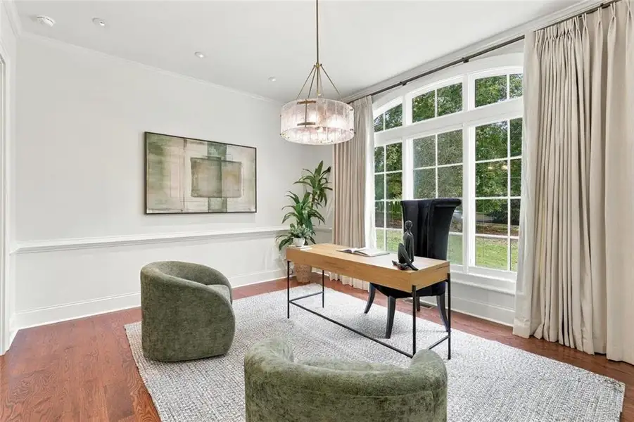 Furnished interior view inside a new home in , Sandy Springs (Image 35).