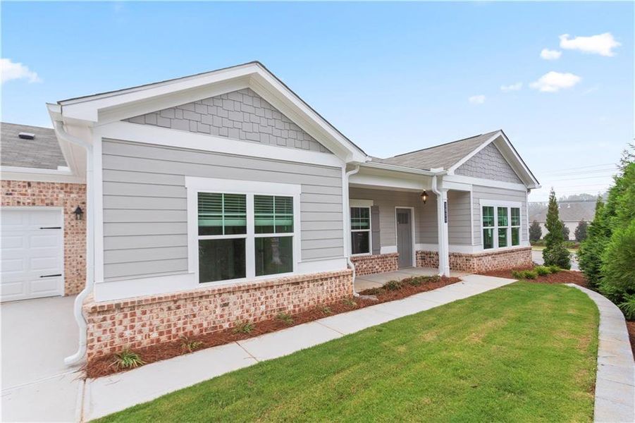 Exterior details and patio area of a home in Creekwood, Powder Springs (Image 15). Exterior details and patio area of a home in Creekwood, Powder Springs (Image 15).