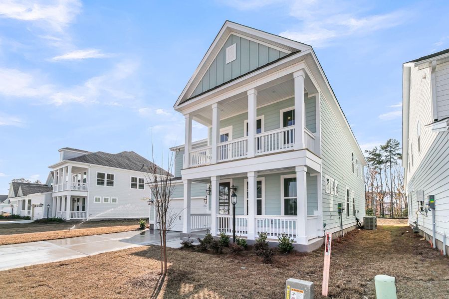 Exterior details and patio area of a home in Cherrywood Estates, Summerville (Image 26).