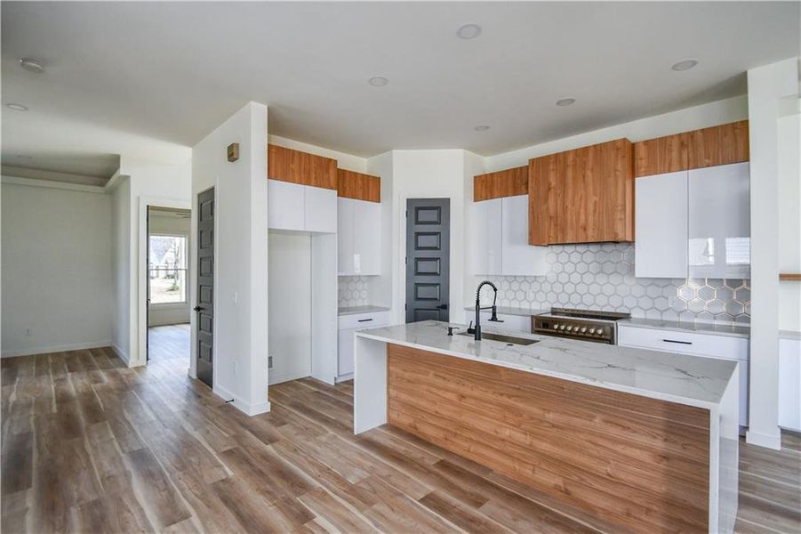 Furnished interior view inside a new home in , Atlanta (Image 9).