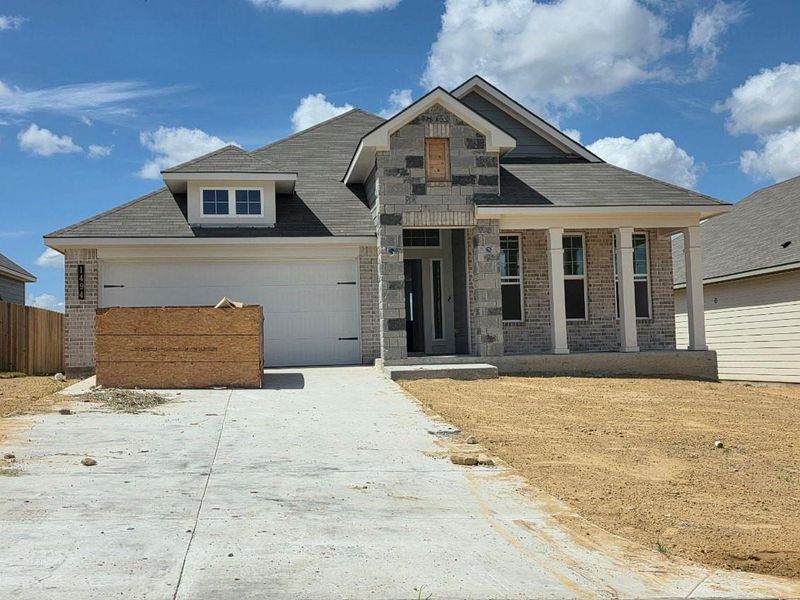 In-progress construction of a new home in Vintage Farms, Brenham, TX (Image 8).