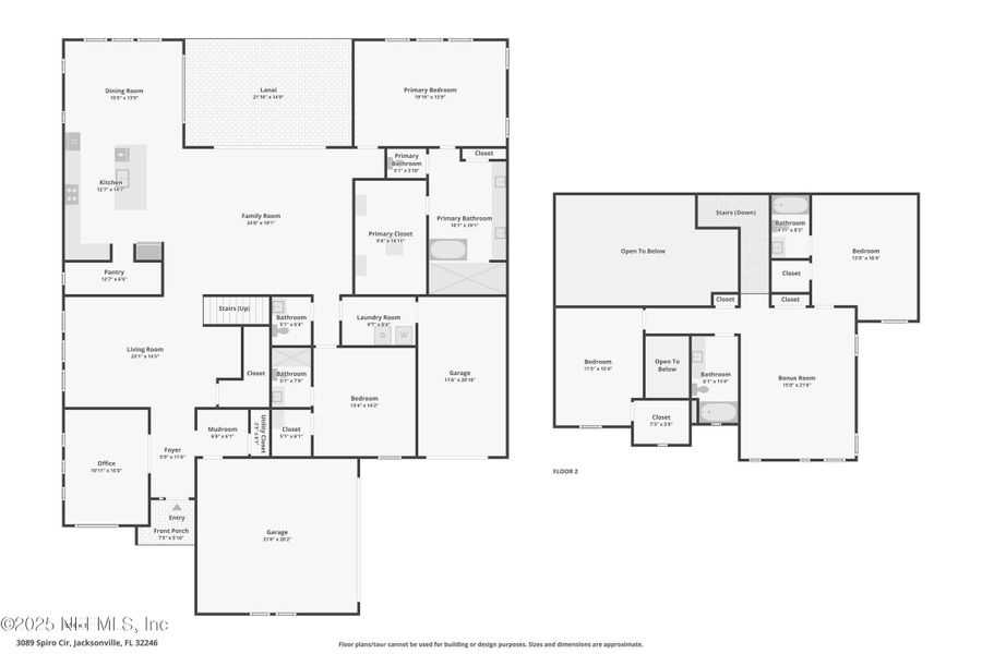 2D floor plan layout of this home in Tamaya, Jacksonville, FL (Image 7). 2D floor plan layout of this home in Tamaya, Jacksonville, FL (Image 7).