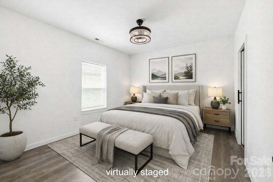 Furnished interior view inside a new home in , Hickory (Image 6).