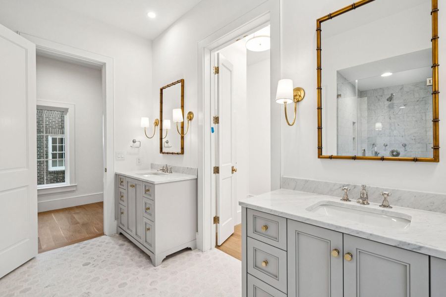 Furnished interior view inside a new home in , Charleston (Image 9).