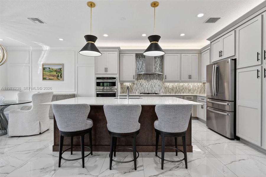 Furnished interior view inside a new home in , Port St. Lucie (Image 42).