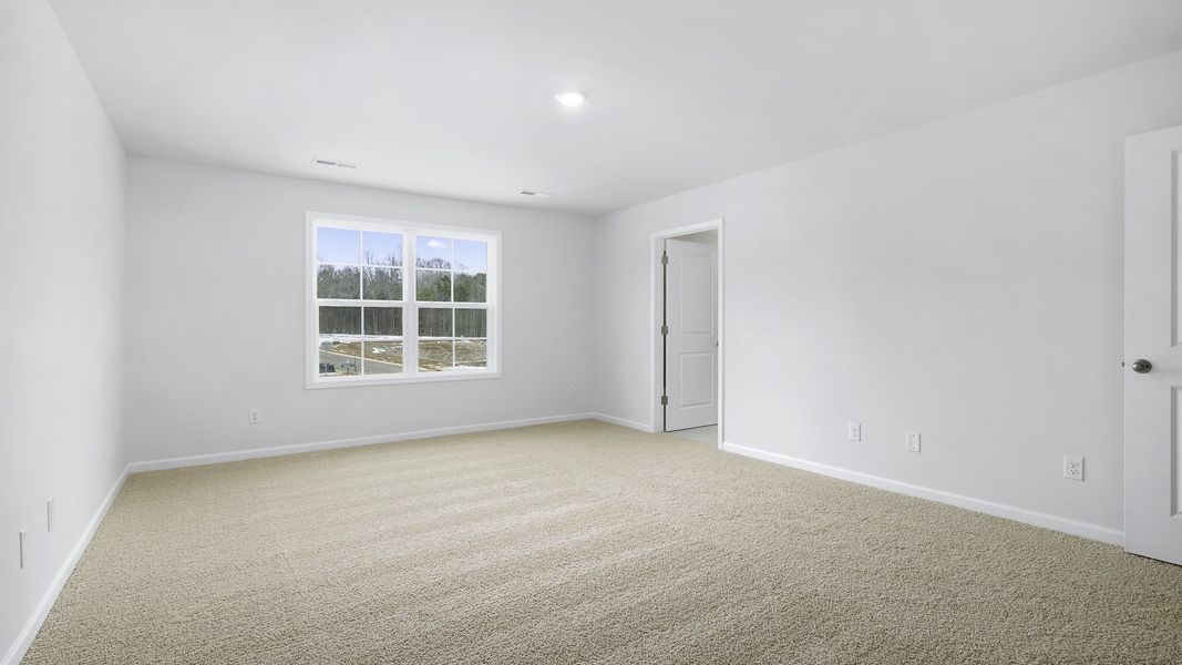 Spacious, unfurnished interior of a new home in The Meadows at Kinsley, Jamestown (Image 19).