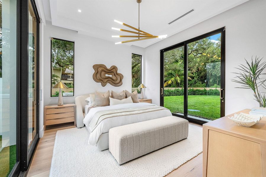 Furnished interior view inside a new home in , Delray Beach (Image 65).