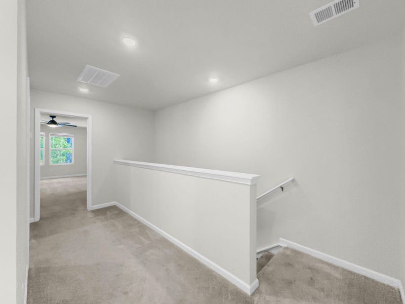 Spacious, unfurnished interior of a new home in Willow Bend Townhomes, North Charleston (Image 15). Spacious, unfurnished interior of a new home in Willow Bend Townhomes, North Charleston (Image 15).